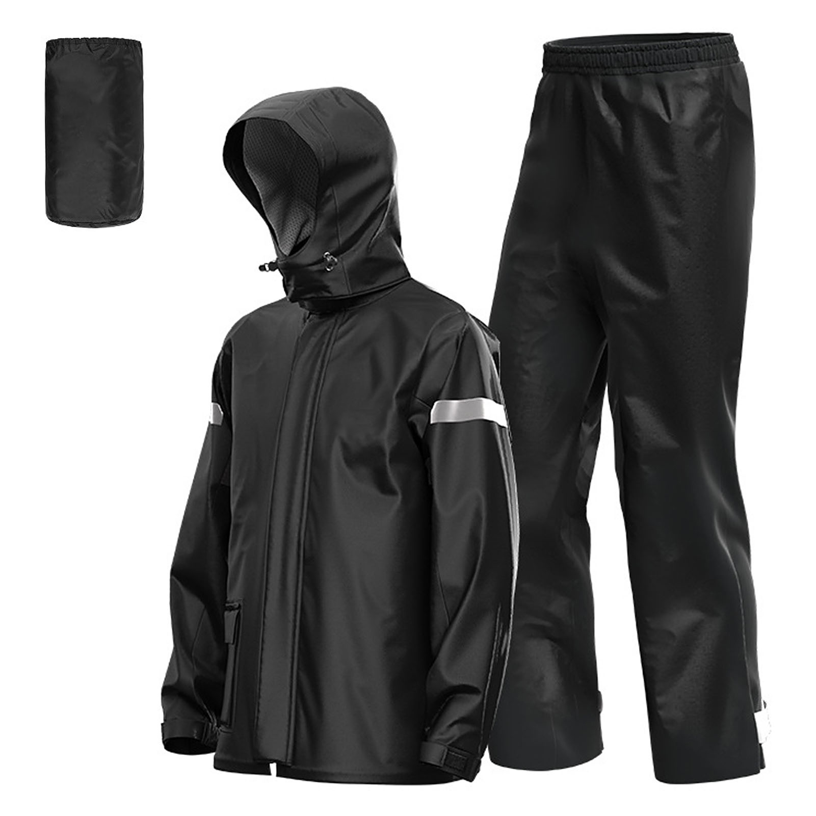 Motorcycle Gear Full Suit - Motorregenpak voor heren, reflecterend, waterafstotend, regenjas