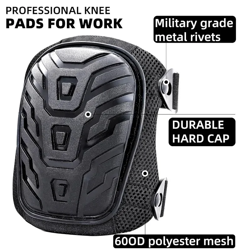 Knee Guard Hard - Kniebrace Professioneel werk Kniebrace Gelconstructie met