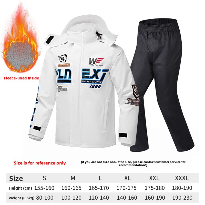 Motorcycle Gear Full Suit - Heren motorfiets regenjas pak ademend anti-regenbui