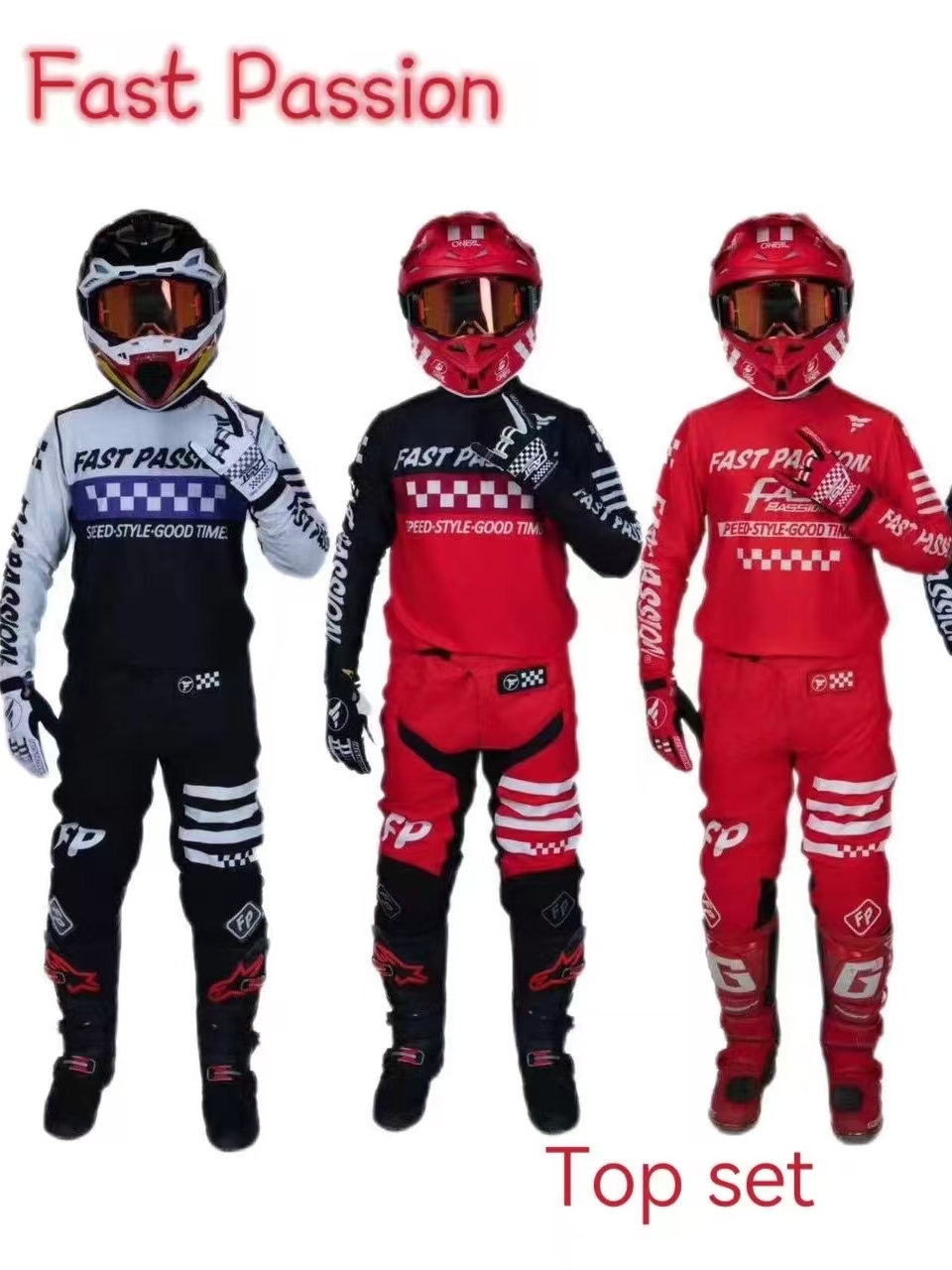 Motorcycle Gear Full Suit - 2025, fastpassion voor fox Motocross Gear