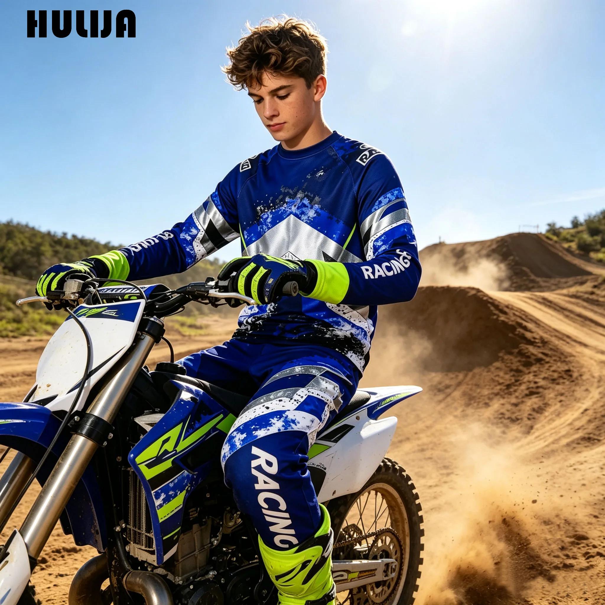 Motorcycle Gear Full Suit - Jongens Dirt Bike Kleding Lichtgewicht Motocross