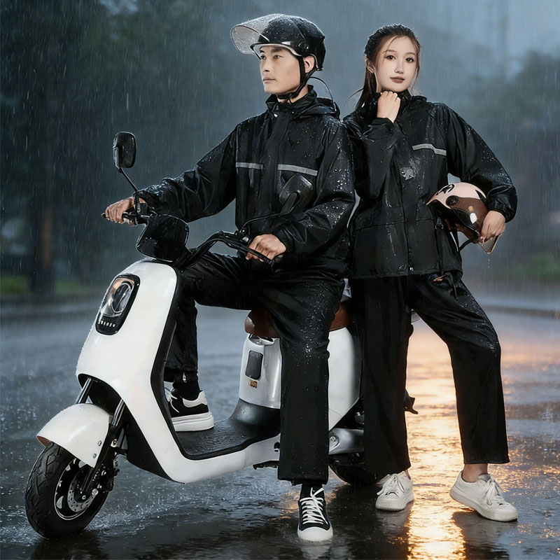 Motorcycle Gear Full Suit - Full Body Storm Protection Reflecterend regenpak