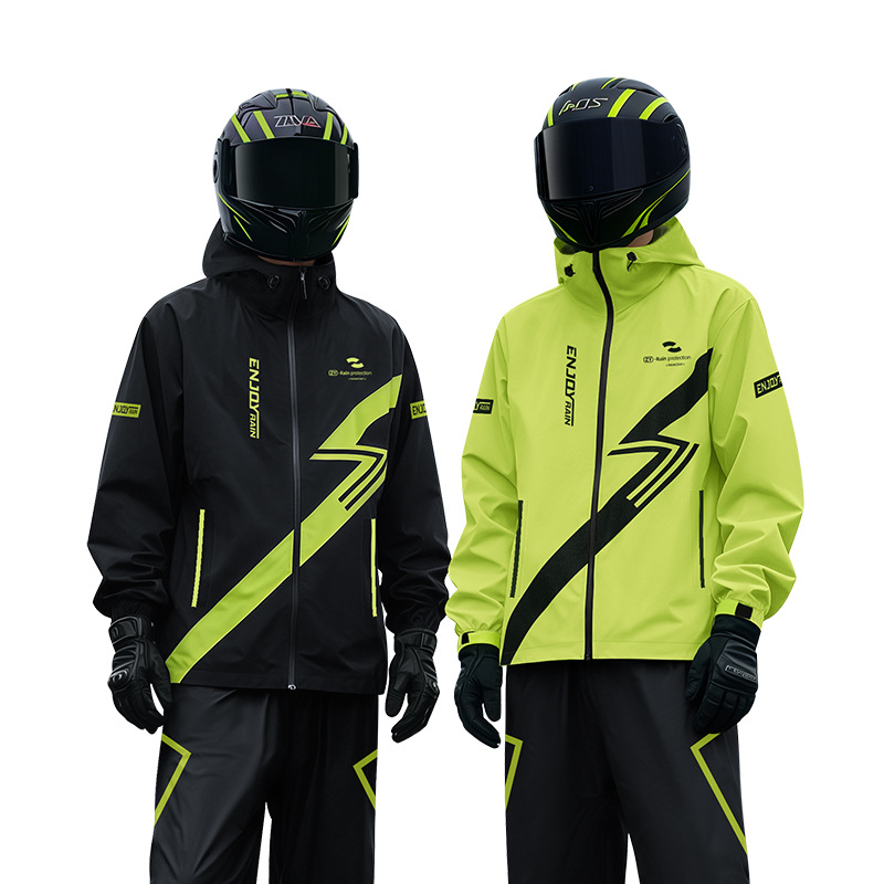 Motorcycle Gear Full Suit - Dikke regenjas en regenbroek, geschikt voor