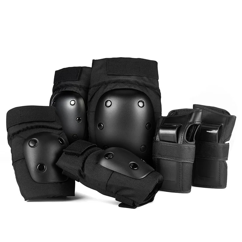 Knee Guard Hard - Rolschaatsbeschermende uitrusting Set Hard Shell Kniebeschermers