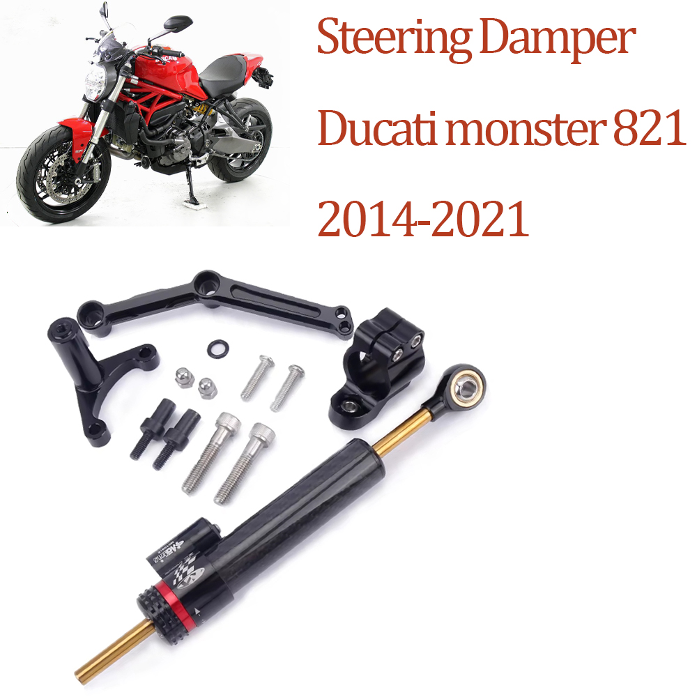 Motorcycle Gear Airbag - Motorfiets Stuurdemper Ducati Monster 821 2014-2021