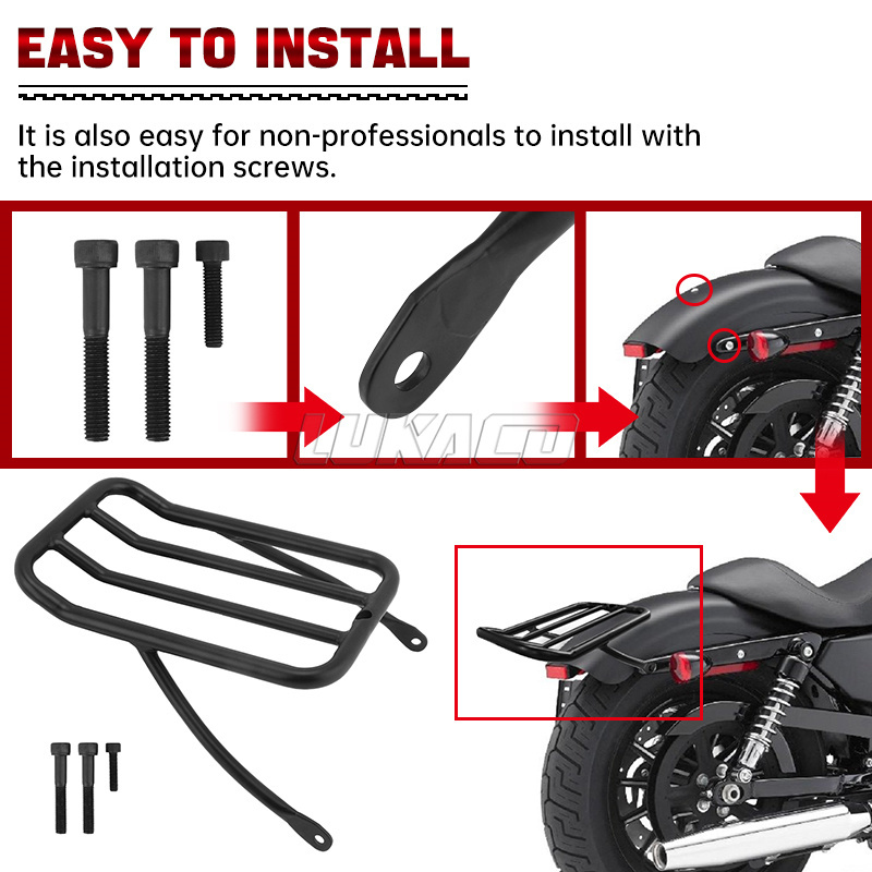 Zwarte Motorfiets Ijzeren Pass - Motorcycle Gear Rack recensie en prijs