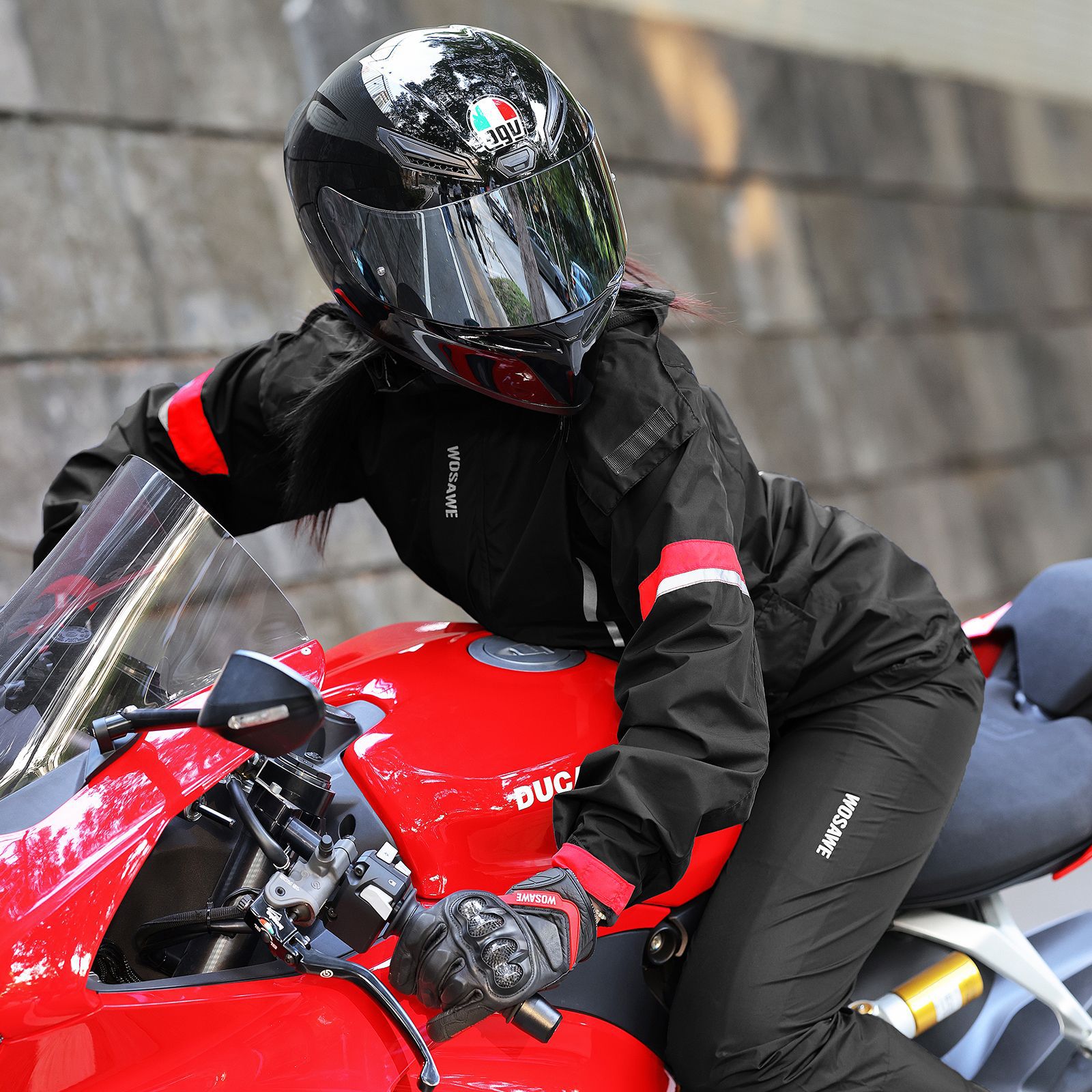 WOSAWE Heren Motorregenpak Wat - Motorcycle Gear Full Suit recensie en prijs