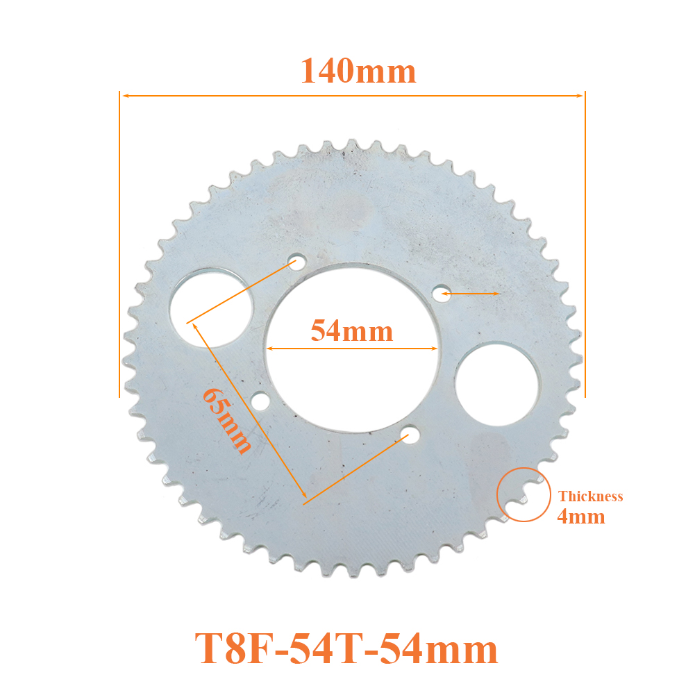 T8F 54T Kettingplaat 54mm 54 T - Motorcycle Gear Rack recensie en prijs