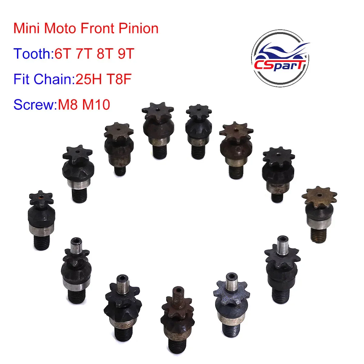 6T 7T 8T 9T 25H T8F M8 M10 Ket - Motorcycle Gear Rack recensie en prijs