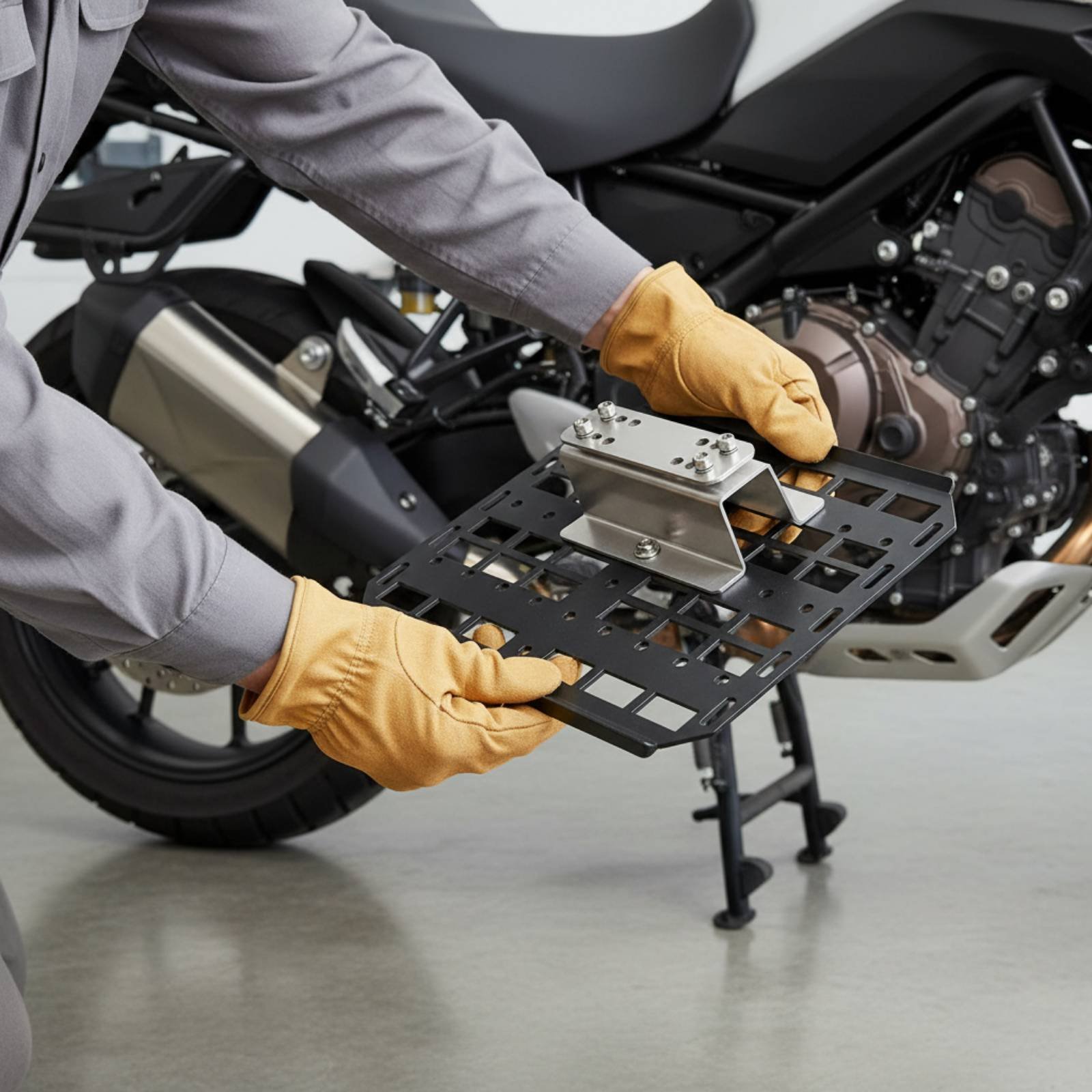 Motorfiets zijtas hanger stijl - Motorcycle Gear Rack recensie en prijs
