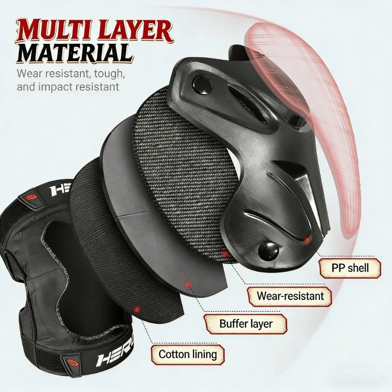 Anti-val slijtvaste motorcross - Knee Guard Hard recensie en prijs