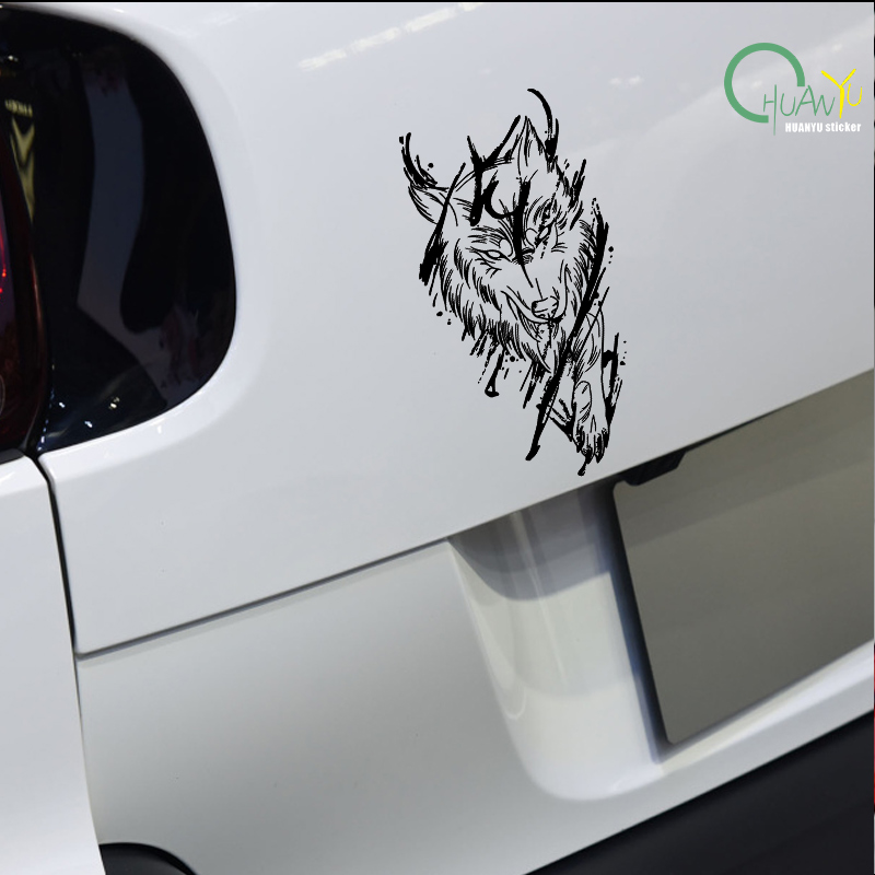 Dark magic wolf autostickers a - Motorcycle Gear Equipment recensie en prijs